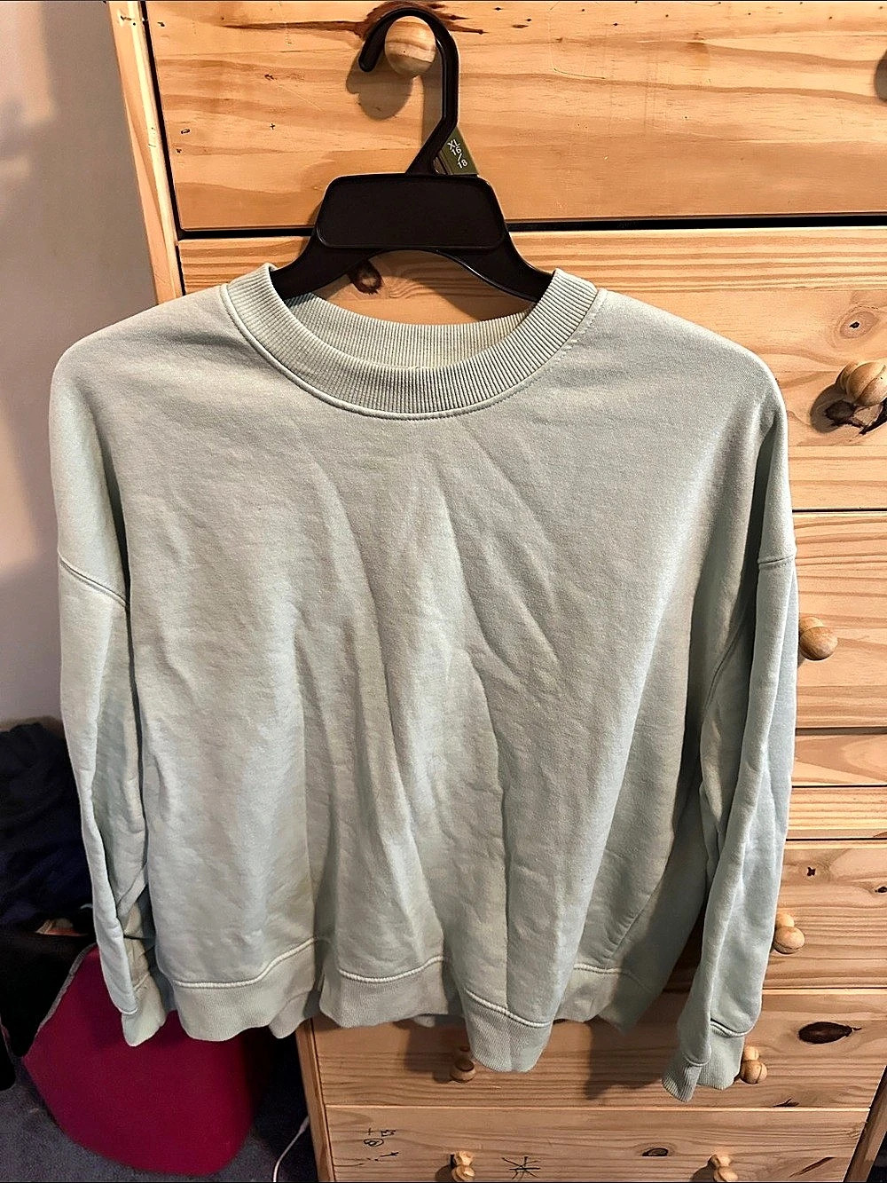 Primark Women's Long Sleeve Sweatshirt in Green Large Like New